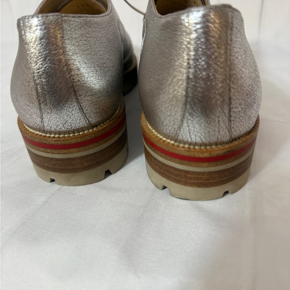 Christian Louboutin Silver Leather Women's Flats - Picture 12 of 15